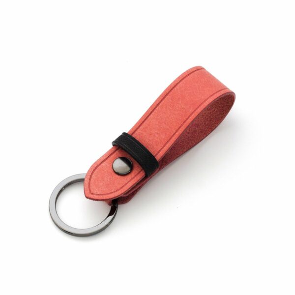 鑰匙RING-BUEBLO-粉桃 提供英文燙金烙印與皮革刻字服務 古典工藝 - Official Site