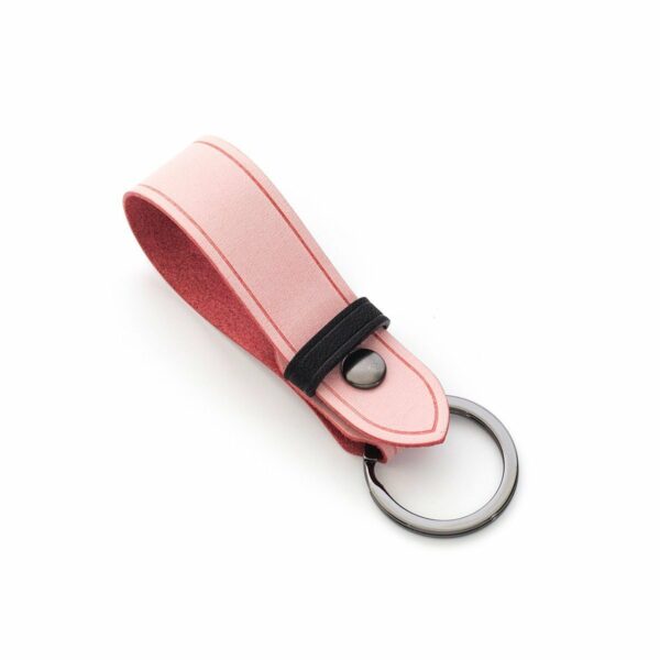 鑰匙RING-WAX-粉紅2 提供英文燙金烙印與皮革刻字服務 古典工藝 - Official Site
